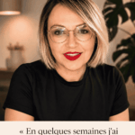 Portrait d’Anne-Laure, 48 ans, témoignant de son amélioration de la rétention d’eau et de jambes plus légères en quelques semaines.